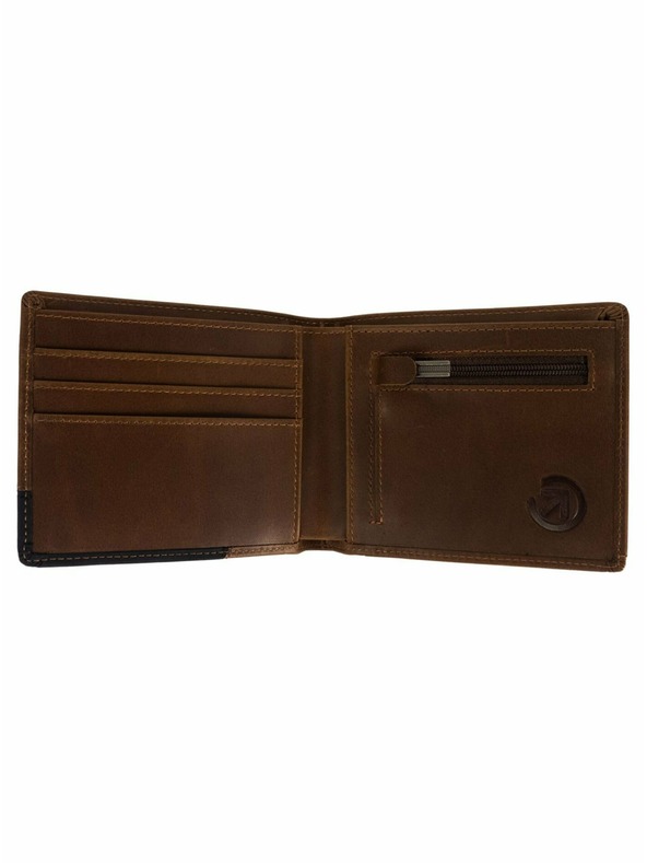 Meatfly Meatfly кожен портфейл Zac Premium Brown | Кафяв | Размер