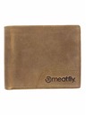 Meatfly Meatfly кожен портфейл Eliot Premium Oak | Кафяв | Размер