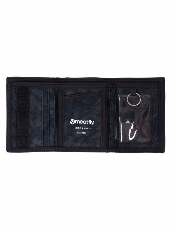Meatfly Meatfly портфейл Huey Mossy Petrol | Сив | Размер