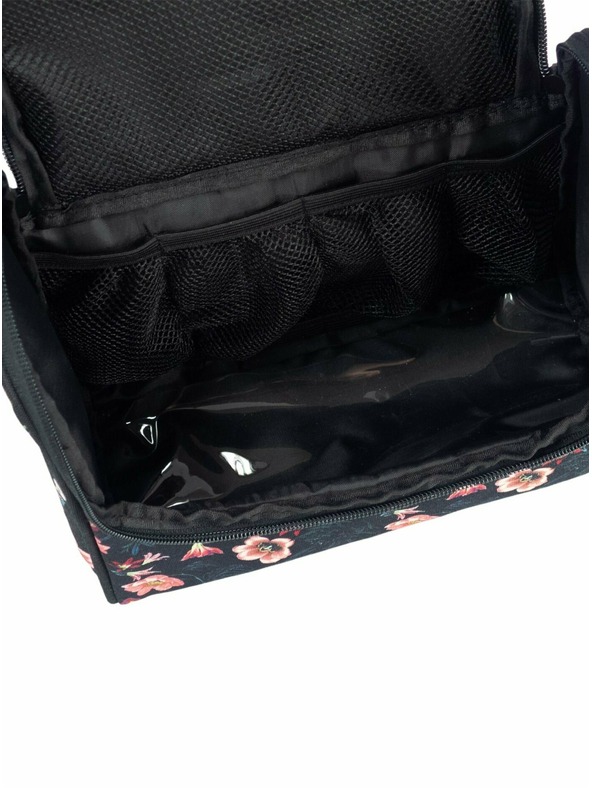 Meatfly Meatfly тоалетна чанта Cara Hibiscus | Черна | Размер