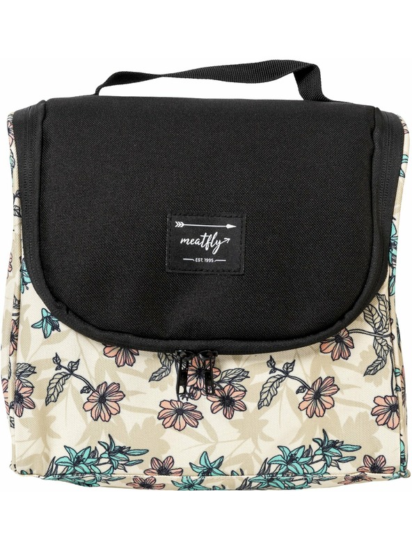 Meatfly Meatfly тоалетна чанта Cara Fragnance Sand | Черна | Обем 6 L