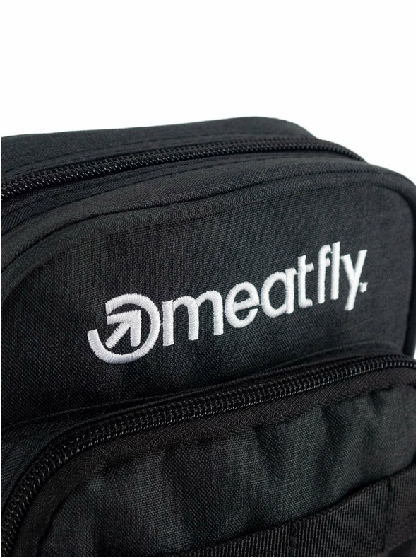 Meatfly Meatfly мъжка чанта Hardy Charcoal | Сива | Обем 1,5 L