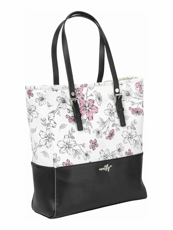 Meatfly Meatfly чанта Slima Blossom White | Бяла | Обем 12 L