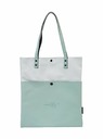 Meatfly Meatfly чанта Janie Mint / Light Grey | Синя | Обем 3 L