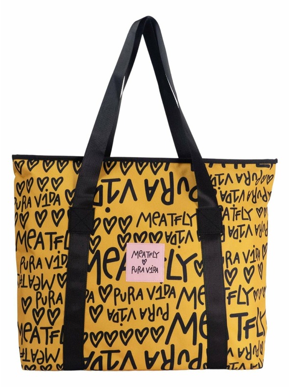 Meatfly Meatfly плажна чанта X Pura Vida Skye Yellow/Black | Жълта | Размер