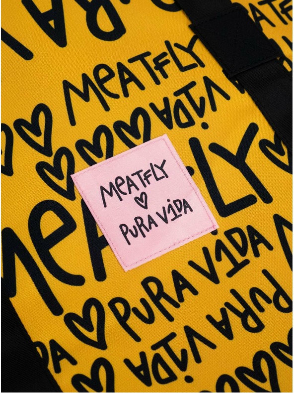 Meatfly Meatfly плажна чанта X Pura Vida Skye Yellow/Black | Жълта | Размер