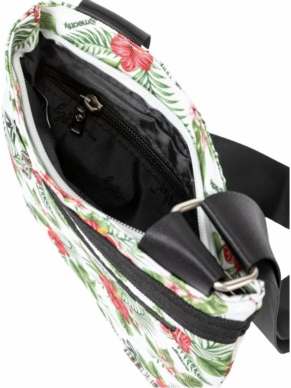 Meatfly Meatfly дамска чанта Dixie Бяло Тропическо | Многоцветна | Обем 0,4 Л