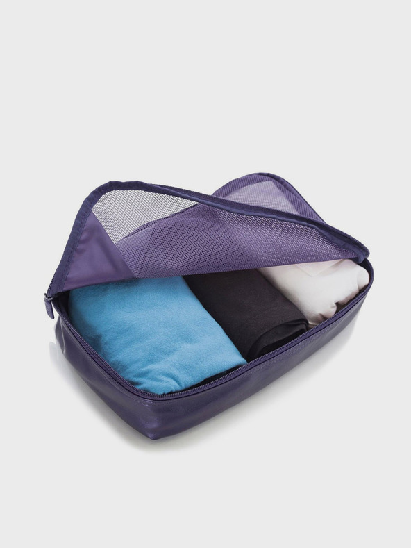 Heys Комплект от 5 пътни кубчета в тъмносиньо Heys Металик Пакинг Куб 5 бр.