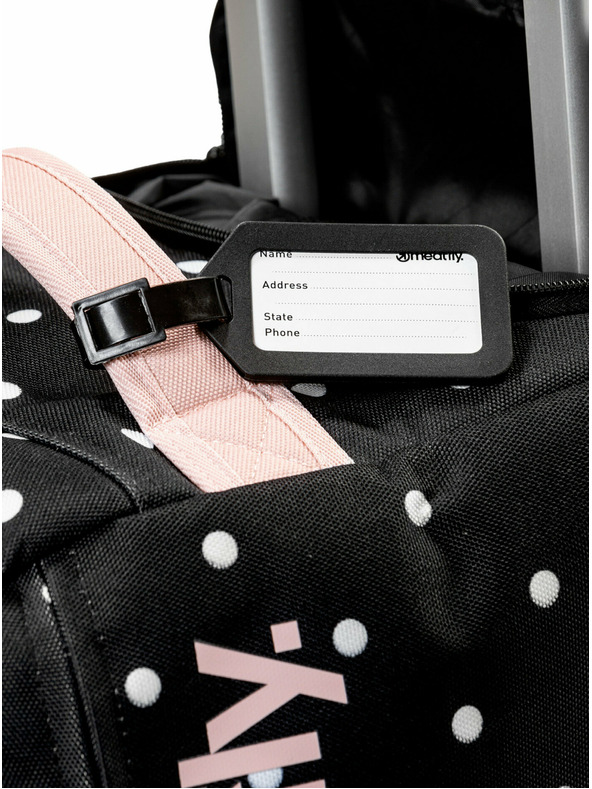 Meatfly Meatfly пътна чанта Gail Бяло Точка/Прахово Розово 42 Л | Бяла | Обем 42 Л