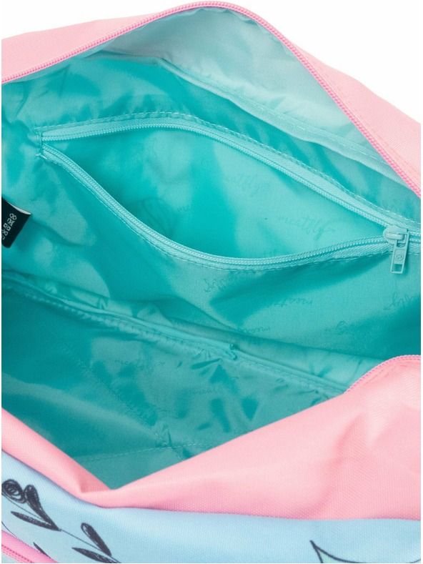 Meatfly Meatfly пътна чанта X Pura Vida Mavis Мента Цветя | Синя | Обем 26 Л