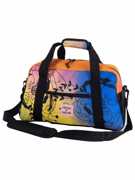 Meatfly Meatfly пътна чанта X Pura Vida Mavis Праскови цветя | Розова | Обем 26 Л