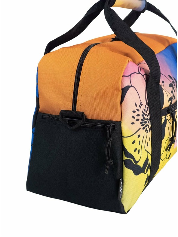 Meatfly Meatfly пътна чанта X Pura Vida Mavis Праскови цветя | Розова | Обем 26 Л