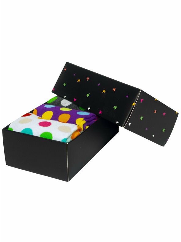 Meatfly Meatfly дамски чорапи Lt. Regular Dots Gift Pack | Многоцветен | Размер