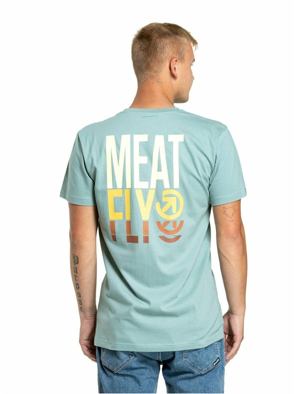 Meatfly Meatfly мъжка тениска Phase Dusty Mint | Синя | Размер