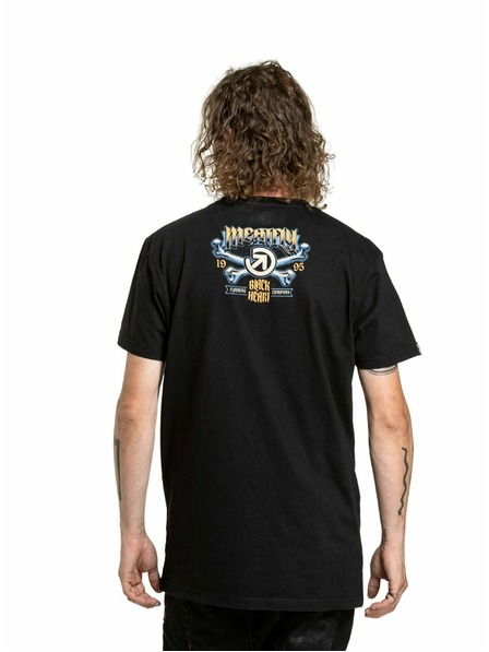 Meatfly Meatfly мъжка тениска Crossbones Black | Черна | Размер