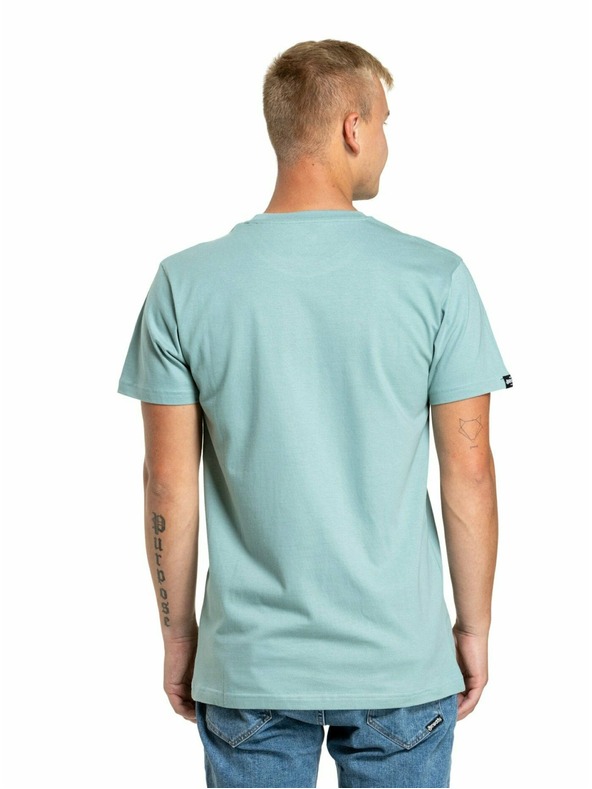 Meatfly Meatfly мъжка тениска Rele Мъхесто мента | Синя | Размер