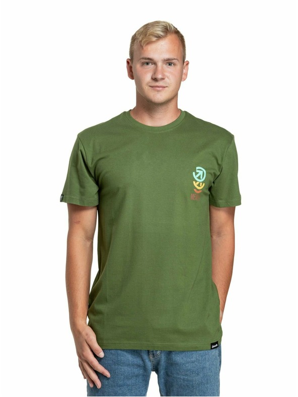 Meatfly Meatfly мъжка тениска Phase Маслено зелено | Зелена | Размер