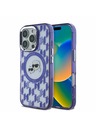 Karl Lagerfeld Karl Lagerfeld IML Монограм K&CH Heads MagSafe Заден Калъф за iPhone 16 Pro Лилав