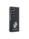 Karl Lagerfeld Karl Lagerfeld PU Saffiano Karl and Choupette Заден Калъф за Samsung Galaxy Z Fold 6 Черен