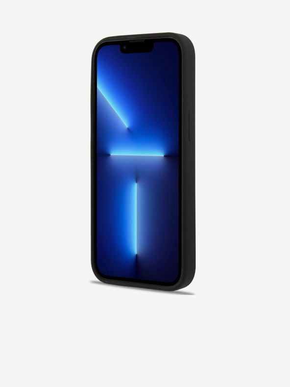 Karl Lagerfeld Karl Lagerfeld MagSafe Съвместим Калъф Течен Силикон Karl and Choupette за iPhone 14 Plus Черен