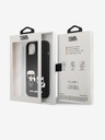 Karl Lagerfeld Karl Lagerfeld MagSafe Съвместим Калъф Течен Силикон Karl and Choupette за iPhone 14 Plus Черен