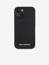 Karl Lagerfeld PU Quilted Pattern Заден Калъф за iPhone 15 Black Karl Lagerfeld