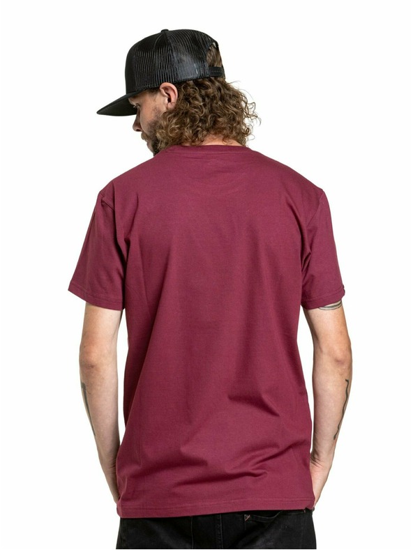 Meatfly Meatfly мъжка тениска MF Logo Тъмно Вино | Червено | Размер