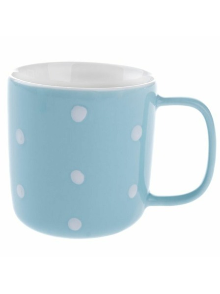 Casa de Engel Порцеланова чаша, синя с точки, 370мл, 6/36