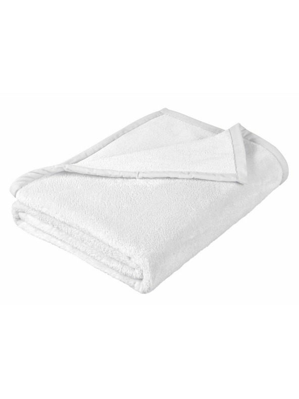 Bellatex Бебешко одеяло Микро 100х150см бяло