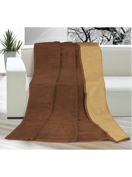 Bellatex Одеяло едноцветно 150x200cm шоколад/лешници