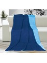 Bellatex Едноцветно одеяло 150x200cm тъмно синьо / светло синьо