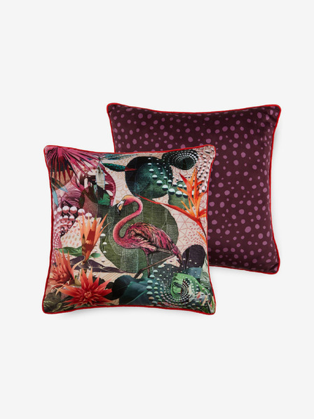 Hip Bedding Лилава шарена възглавница за реверсиране с пълнеж Hip Bedding Sirke