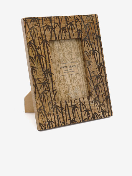 SIFCON Рамка за снимка от бамбук с резба 10x15 SIFCON