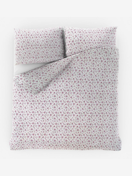 Kvalitex Френско памучно спално бельо Provence Collection 240x200, 70x90cm Violeta лилаво Qualitex