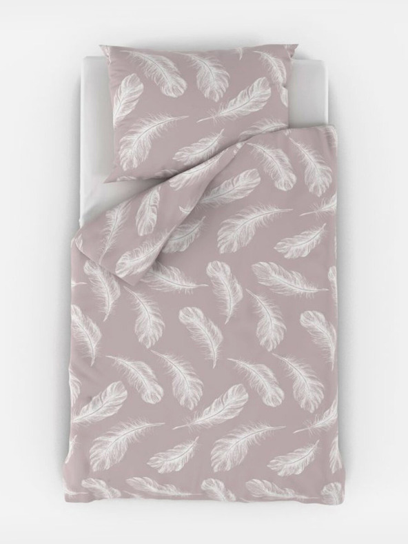 Kvalitex Памучно спално бельо за детско легло Shelby бежово