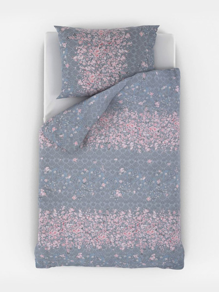 Kvalitex Френско памучно спално бельо PROVENCE COLLECTION 240x200, 70x90cm MILENA розово