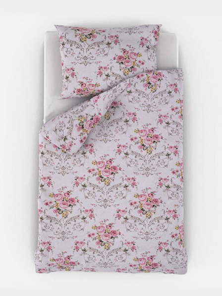 Kvalitex Френско памучно спално бельо PROVENCE COLLECTION 240x200, 70x90cm CLER розово