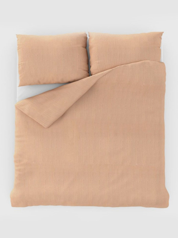 Kvalitex Френско креп спално бельо 220x200, 70x90cm сьомгово Kvalitex