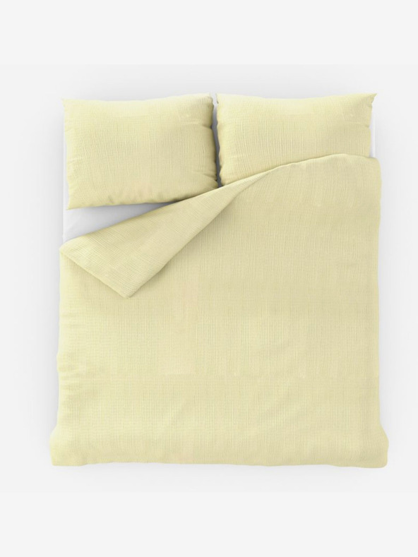 Kvalitex Френско креп спално бельо 220x200, 70x90cm сметаново Kvalitex