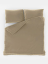 Kvalitex Сатенено френско спално бельо LUXURY COLLECTION 1+2, 240x200, 70x90cm бежово