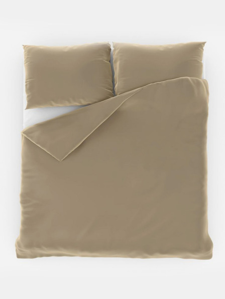 Kvalitex Сатенено френско спално бельо LUXURY COLLECTION 1+2, 240x200, 70x90cm бежово