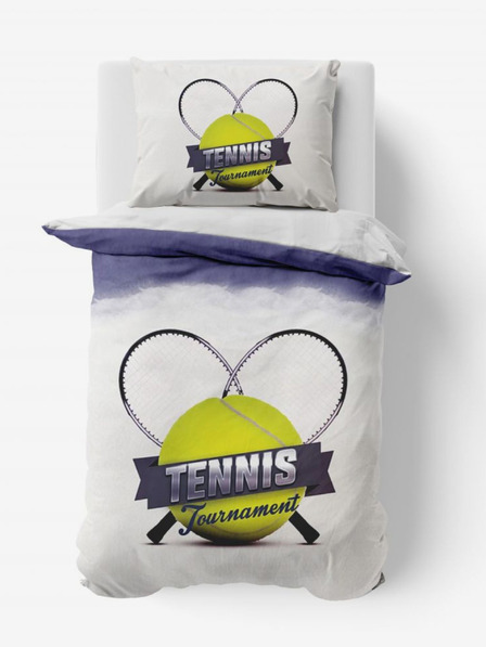 Kvalitex 3D спално бельо 140x200, 70x90cm Tennis