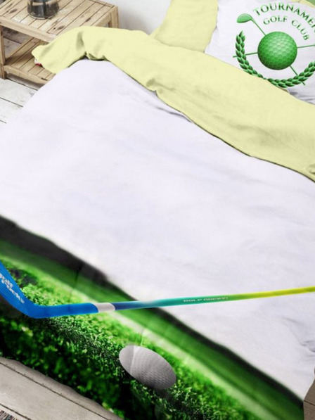 Kvalitex 3D спално бельо 140x200, 70x90cm Голф