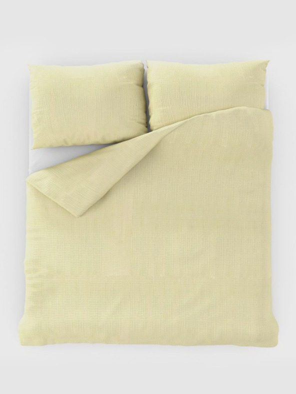 Kvalitex Класическо креп спално бельо 140x200, 70x90cm сметаново Kvalitex