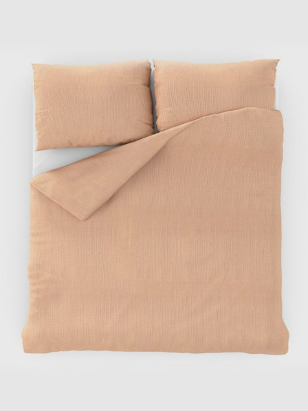 Kvalitex Класическо креп спално бельо 140x200, 70x90см сьомгово Kvalitex