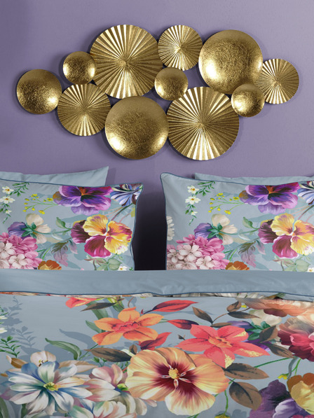 Descanso Спално бельо от сив сатен Descanso 140 x 220 cm