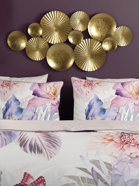 Descanso Розово и кремаво сатенено спално бельо Descanso 140 x 220 cm