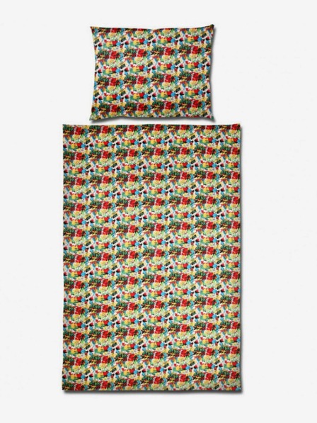 Styx Стикс арт Емоджи памучен сатен спално бельо