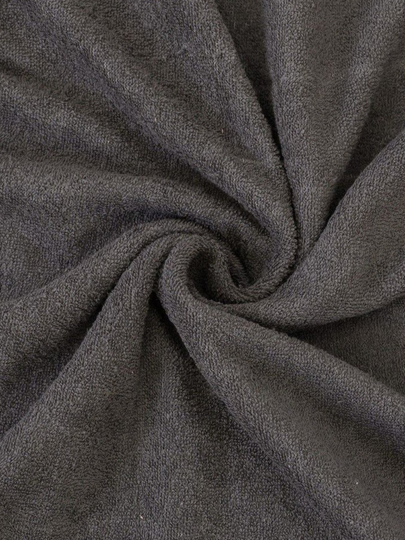 Kvalitex Хавлиен чаршаф 200x200cm тъмно сив Kvalitex