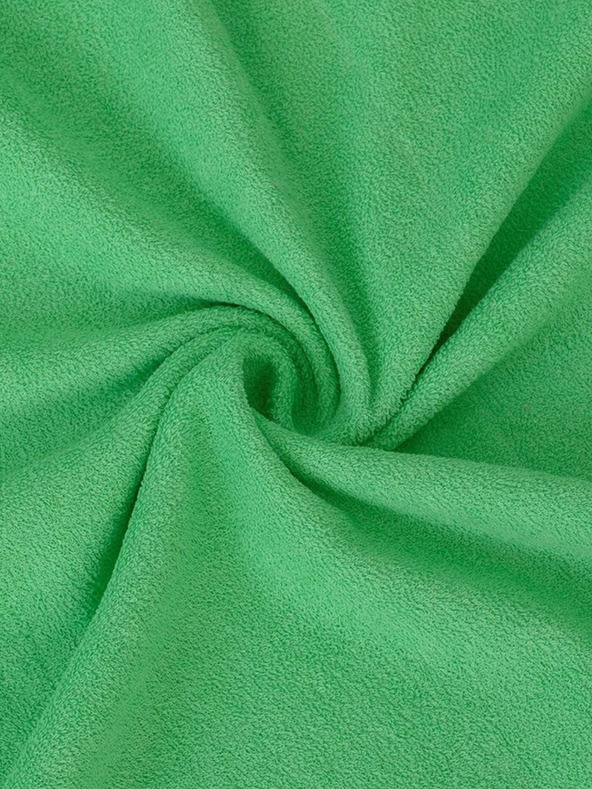 Kvalitex Фротирано чаршаф 140x200см зелено Kvalitex